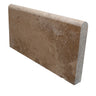 Noce Travertine 12x24 5cm Unfilled and Honed Pool Coping.