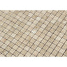 5/8 x 5/8 Polished Cappuccino Marble Mosaic Tile.
