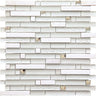 ALASKA ICICLE glass, stone Mosaic Tile.