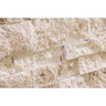 6 x 24 Split-faced Ivory Travertine Ledger Panel.