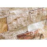 6 x 24 Split-faced Scabos Travertine Ledger Panel.