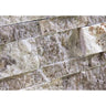 6 x 24 Split-faced Silver Travertine Ledger Panel.
