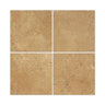 6 x 6 Honed Noce Travertine Tile.