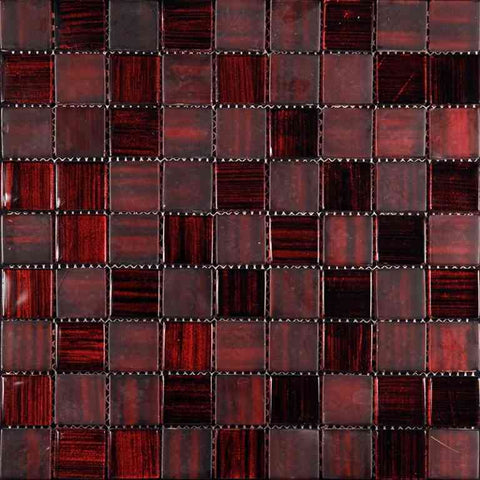 NETHERLANDS MONDRIAN VELVET glass Mosaic Tile.