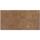 Noce Travertine 12x24 Filled Honed Straight Edge Tile.