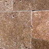 Noce Travertine Tumbled Versailles Pattern Tile.