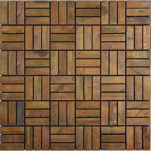 METALLICO COPPER MESA metal Mosaic Tile.
