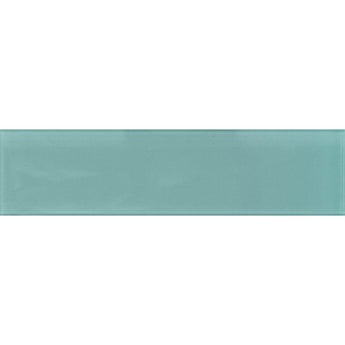 COLOR PALETTE AQUA 4x16 GLOSS glass Mosaic Tile.