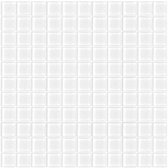 COLOR PALETTE MIRAGE WHITE GLOSS glass 11.8x11.8 Mosaic Tile.