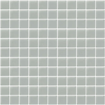COLOR PALETTE GRAY CLOUD GLOSS 11.8x11.8 glass Mosaic Tile.