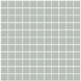 COLOR PALETTE GRAY CLOUD MATTE 11.8x11.8 glass Mosaic Tile.