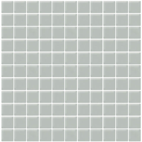 COLOR PALETTE GRAY CLOUD MATTE 11.8x11.8 glass Mosaic Tile.