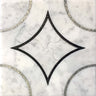 WATERJET ALCAMO Bianco Carrara 12x12 Mosaic Tile.