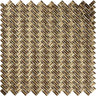 GLAMOUR ESPIGA GOLD Glass Mosaic Tile.