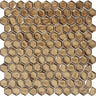 GLAMOUR CORDOBA GOLD Glass Mosaic Tile.
