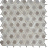 GLAMOUR WEAVE PEARL Glass Mosaic Tile.