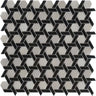 GLAMOUR WEAVE DARK Glass Mosaic Tile.