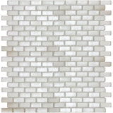ALASKA GLACIER BRICK glass Mosaic Tile.
