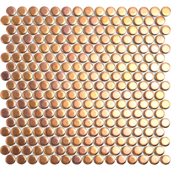 Andromeda Penny Round Mosaic Tiles - MosaicBros.com