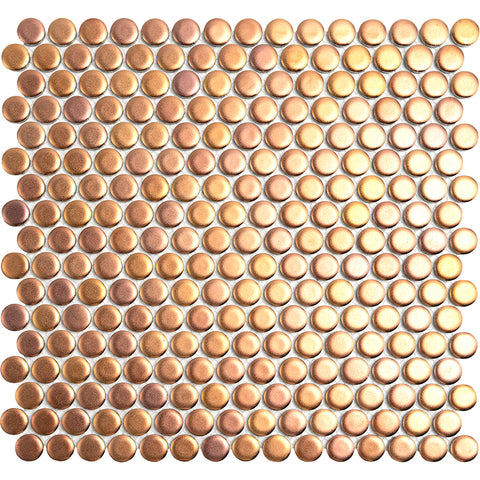 Andromeda Penny Round Mosaic Tiles - MosaicBros.com