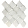 WATERJET ANGOLO 2 Paper white/ Shell Mosaic Tile.