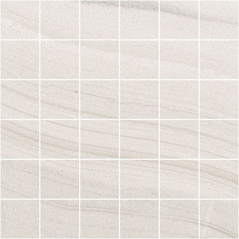 Roca Legend Arena 13x13 mosaic tile with a detailed mosaic pattern in neutral tones, ideal for decorative wall or floor accents.