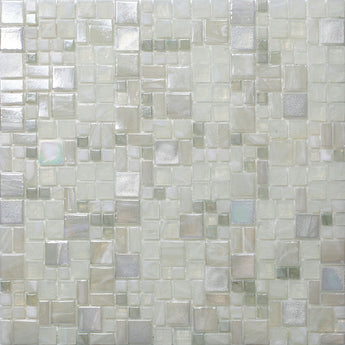 GLAMOUR TAYLOR PEARL Glass Mosaic Tile.