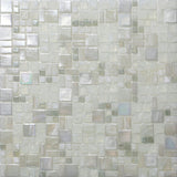 GLAMOUR TAYLOR PEARL Glass Mosaic Tile.