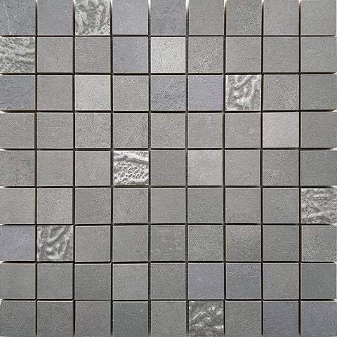 AURORA  GREY MOSAIC Ceramic Mosaic Tile.