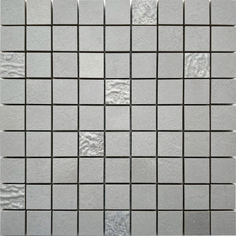 AURORA WHITE MOSAIC Ceramic Mosaic Tile.