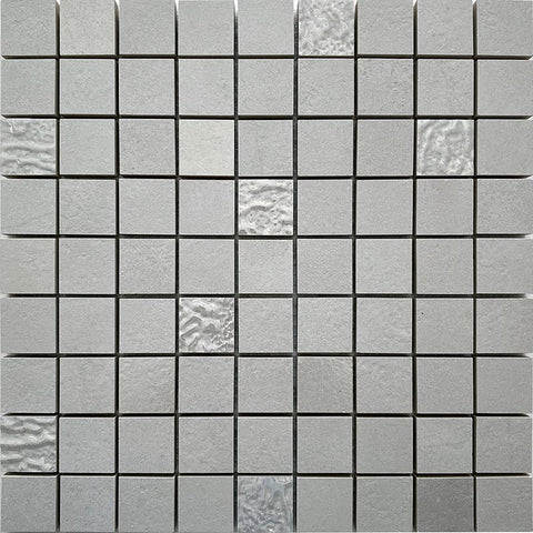 AURORA  WHITE MOSAIC Ceramic Mosaic Tile.