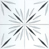 ARTISTIC AURA WHITE DOLOMITE/ ICE GREY/ ANIA BLACK Surface: HONED Mosaic Tile.