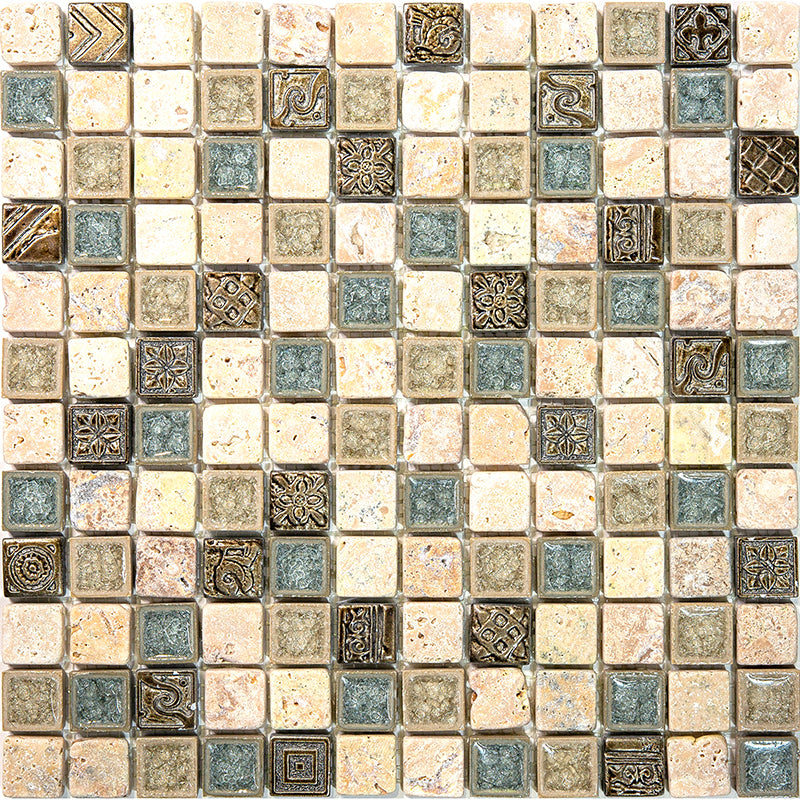 INKA BLEND RAINTREE resin, stone, Ceramics Mosaic Tile.