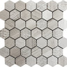 BALI INDI WOODEN GRAY Wooden Gray Mosaic Tile.