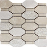 BALI PACIFIC RIM CREMA Crema Marfil Mosaic Tile.