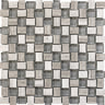 BALI BALINESE WOODEN GRAY Wooden Gray / Glass Mosaic Tile.