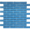 COLOR PALETTE LAGUNA 1X3 BRICK GLOSS glass Mosaic Tile.