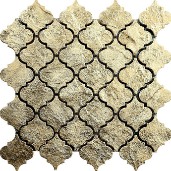 ARTISTIC BURJ GOLD resin Mosaic Tile.