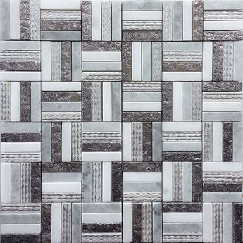 ARTISTIC BASTONI 2 stone Mosaic Tile.