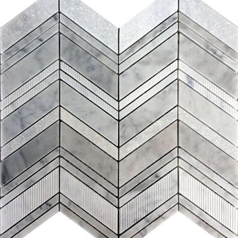 BALI BALIAN CARRARA Bianco Carrara Mosaic Tile.