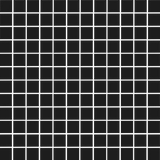 CC MOSAICS BLACK 1X1 SQUARES 12X12 MOSAIC.