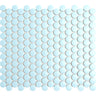 Calypso Blue Penny Round Mosaic Tiles - MosaicBros.com