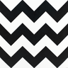 Black and white porcelain tile from Roca's Casablanca Trails 8x8 collection, featuring a geometric pattern for modern interior design.