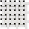 CC MOSAICS WHITE BASKET WEAVE 12X12 MOS.