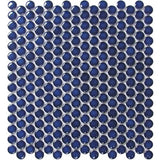 CC MOSAICS RED PEPPER PENNY ROUND MOS 12X12.