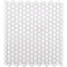 CC MOSAICS WHITE PENNY ROUND 12X12 MOS.