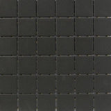 CC PORCELAIN BLACK 12X12 MOSAIC.