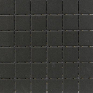 CC PORCELAIN BLACK 12X12 MOSAIC.