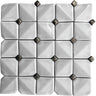 CERAMIQUE WHITE PILLOW Ceramic Mosaic Tile.