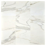 18X18 Polished Calacatta Gold Marble Tile - MosaicBros.com